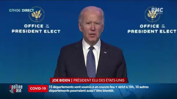 Joe Biden condamne fermement les émeutes menées par les pro-Trump