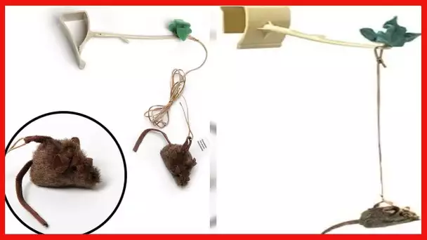 Our Pets Cat Toy Mouse Play-N-Squeak Cat Toys for Indoor Cats [Interactive Cat Toy, Catnip Toy