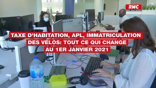 Taxe d'habitation, APL, immatriculation des vélos: tout ce qui change au 1er janvier 2021