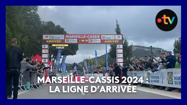 Course Marseille-Cassis 2024 : la ligne d'arrivée