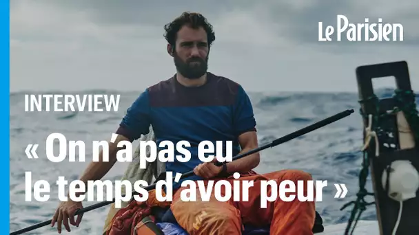 Attaqué par des requins sur son catamaran gonflable, il raconte