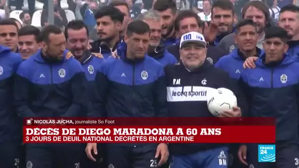 Décès de Diego Maradona à 60 ans : la célèbre "main de Dieu", chef d'oeuvre de Maradona