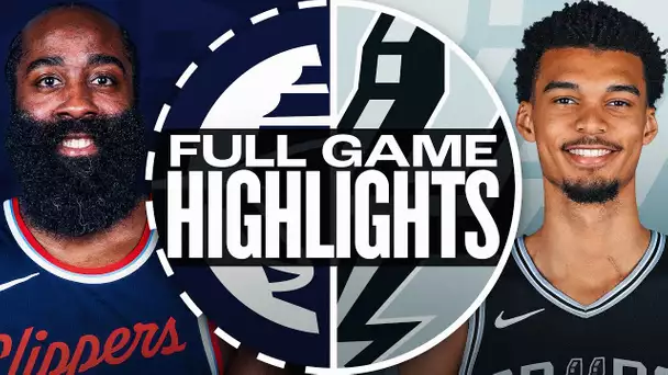 CLIPPERS at SPURS | FULL GAME HIGHLIGHTS | December 31, 2024