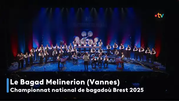 Bagad Melinerion (Vannes) au championnat national des bagadoù 2025