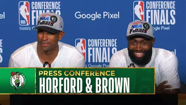 Al Horford & Jaylen Brown Talk Game 7 Win l Postgame Presser