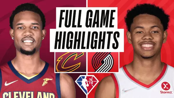 CAVALIERS at TRAIL BLAZERS | FULL GAME HIGHLIGHTS | January 7, 2022