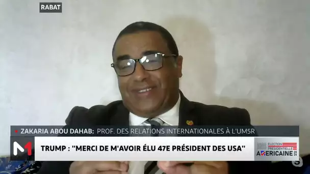 Victoire de Trump : "Un raz-de-marée rouge n´était pas prévisible", selon Zakaria Aboudahab