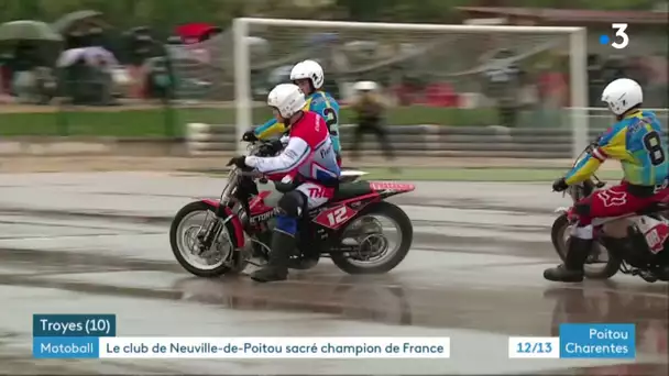 Finale de Motoball : Neuville remporte un huitième titre de champion de France