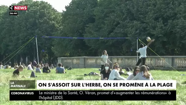 Déconfinement : sur l'herbe ou à la plage, des règles différentes