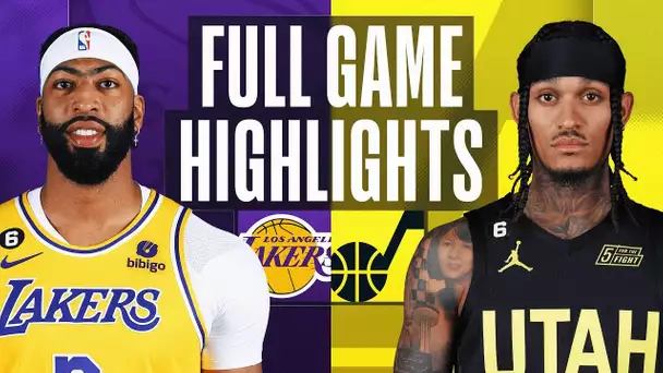 LAKERS at JAZZ | NBA FULL GAME HIGHLIGHTS | November 7, 2022