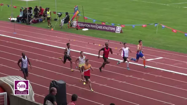 Valence 2014 : Finale 200 m Cadets (Nans Andre en 22&#039;&#039;24)