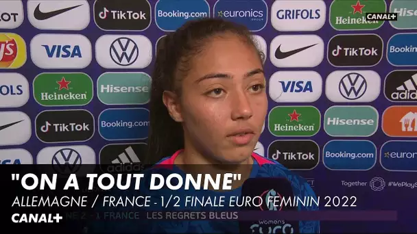 La réaction de Selma Bacha après Allemagne / France - Demi-finale Euro Féminin 2022