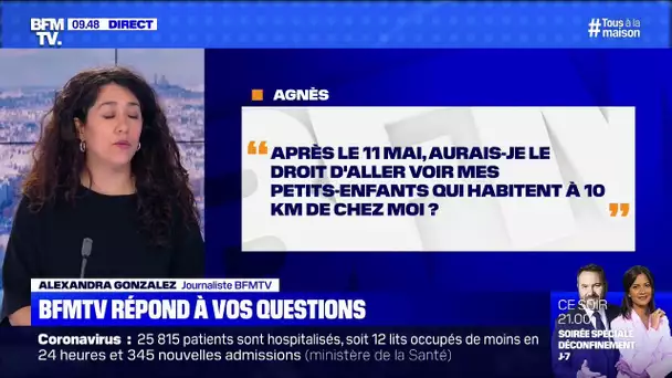 Après le 11 mai, aurais-je le droit de voir mes petits-enfants qui habitent à 10km de chez moi?