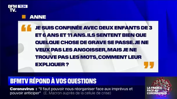 Confiné(e) avec des enfants, comment leur expliquer la situation ? BFMTV répond à vos questions