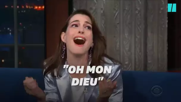 Anne Hathaway très émue par sa rencontre avec Ru Paul