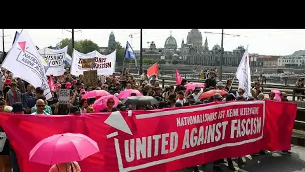 Dresde : manifestation contre le racisme à une semaine d'un scrutin régional