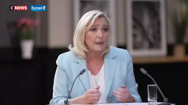 Marine Le Pen dans Elysée 2022 sur Europe 1 et CNEWS le 22 avril 2022 (intégrale)