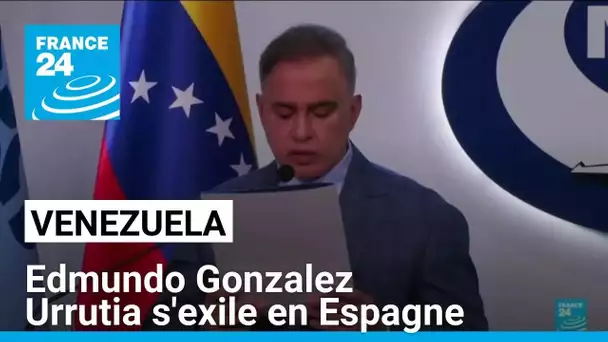 Edmundo Gonzalez Urrutia, le candidat de l'opposition au Venezuela, s'exile en Espagne • FRANCE 24