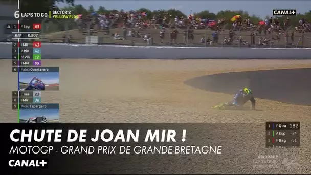 La chute de Joan Mir ! - Grand Prix de Grande-Bretagne - MotoGP