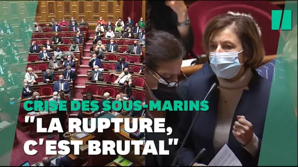 Parly huée au Sénat en s'expliquant sur la crise des sous-marins