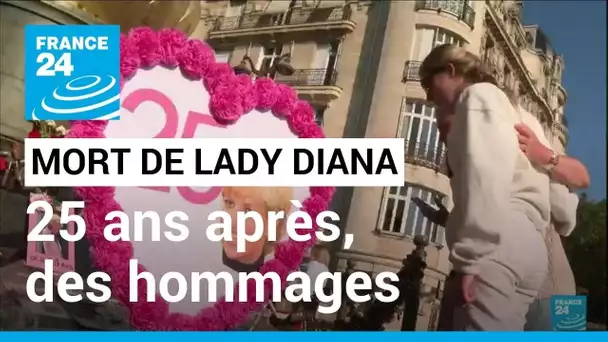 25 ans de la mort de Lady Diana : hommages à Paris et à Londres • FRANCE 24