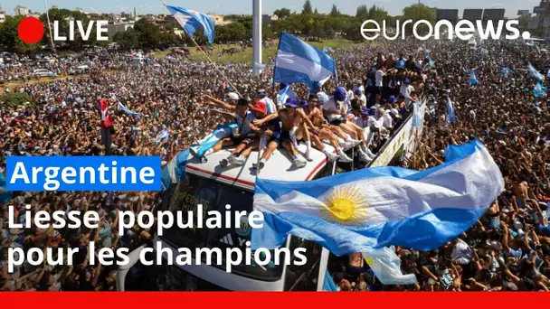 En direct | La liesse pour les champions argentins