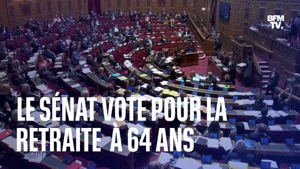 Réforme des retraites: le Sénat vote largement pour l'article 7, qui décale l'âge de départ à 64 ans