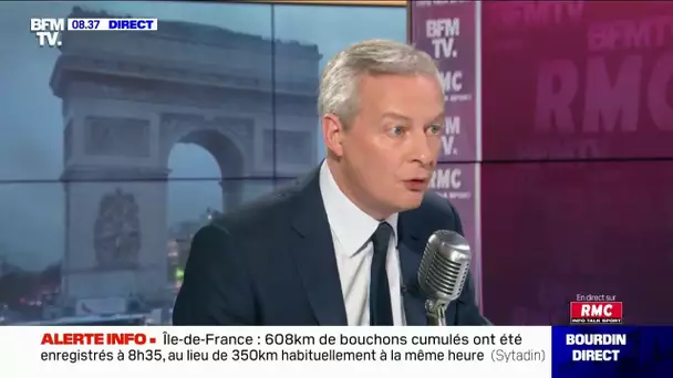 "Pendant la période de Noel les trains doivent circuler" martèle Bruno Le Maire