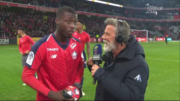 La réaction de l'homme du match Nicolas Pépé !