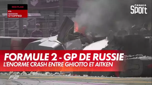 L'énorme crash qui a marqué la course de F2 de ce dimanche