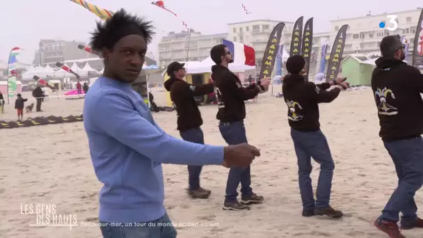 Kamini accompagne la team des Cerfs-Volants Folies à Berck