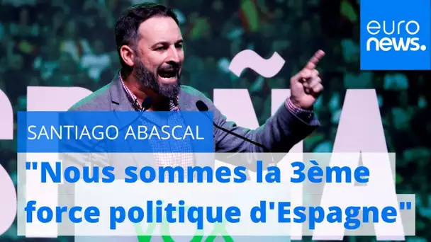 Santiago Abascal : "Nous sommes la troisième force politique d'Espagne"