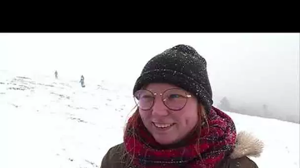 Les premières neiges dans les Vosges