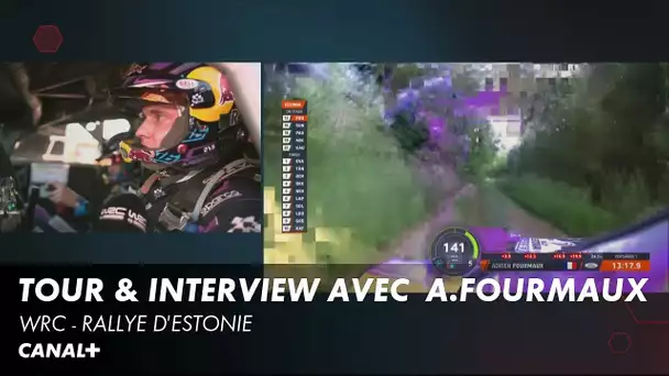 Le tour et l'interview d'Adrien Fourmaux - WRC Rallye d'Estonie