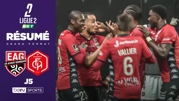 Résumé : Guingamp et Annecy se neutralisent dans un match très prolifique !