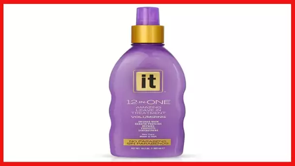 12-in-One Volumizing Amazing Leave-In Hair Treatment - Infused with Keratin, Avocado, and Whole