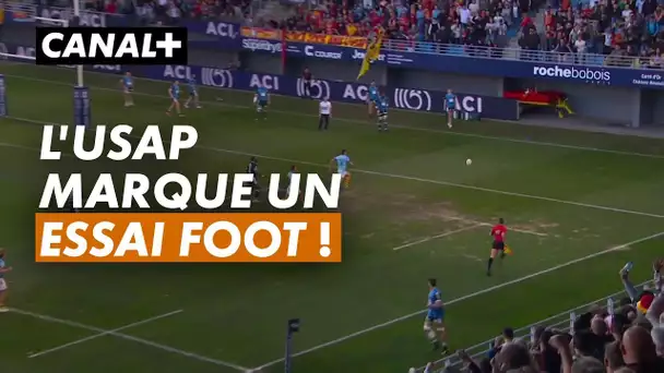 L'USAP complètement foot ! Quel essai de Perpignan - TOP 14 - 18ème journée