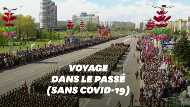 Malgré le coronavirus, le Bélarus s'offre une immense parade militaire pour le 9 mai