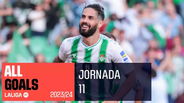 Todos los goles de la jornada 11 de LALIGA EA Sports 2023/2024