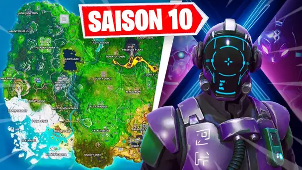 PLUSIEURS MAPS AVEC LES ALEAS DIMENSIONNELS POUR LA SAISON 10 DE FORTNITE ... (+ SKINS SAISON 10)