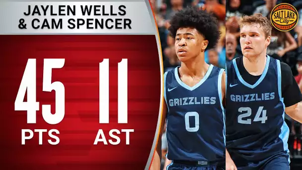 Jaylen Wells & Cam Spencer Lead The Grizzlies In The Salt Lake City Summer!