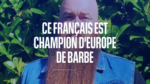 Avec sa barbe de 60cm, Nikolas Godet est champion d'Europe