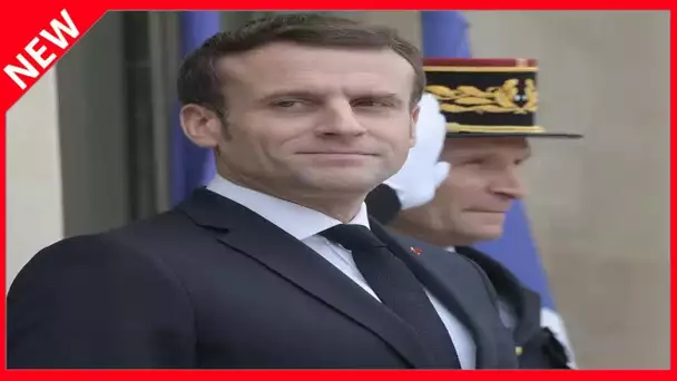 ✅  Emmanuel Macron : ce symbole qui va marquer son intervention télévisée