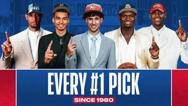 Every #1 Pick Since 1980 | Zaccharie Risacher, Victor Wembanyama, LeBron, Shaq and MORE!