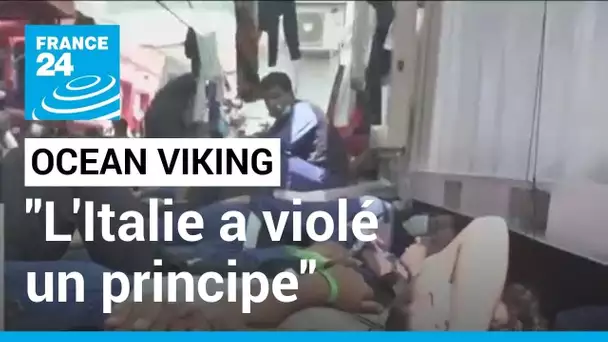 L'Ocean Viking accueilli en France : l'Italie a "violé le principe de non-refoulement"