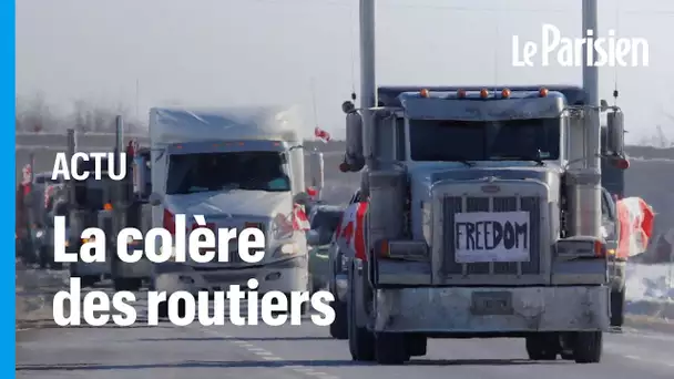 Canada : les routiers en colère rassemblés à Ottawa contre la vaccination obligatoire