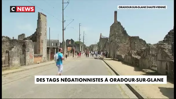 Des tags négationnistes à Oradour-sur-Glane