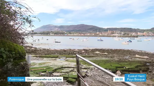 Polémique à Hendaye autour de la construction de la passerelle en bord de mer