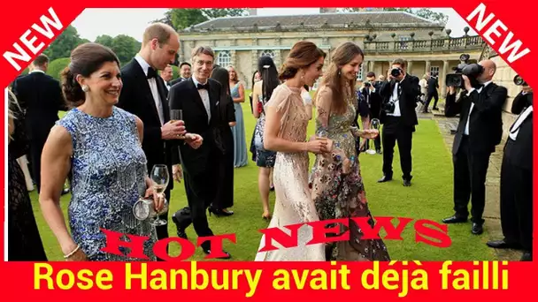 Rose Hanbury avait déjà failli voler la vedette à Kate Middleton le jour de son mariage !