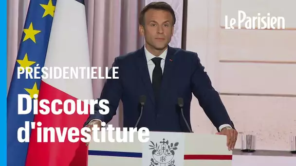 Cérémonie d'investiture : ce qu'il faut retenir du discours d'Emmanuel Macron